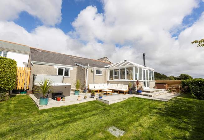 What a suntrap and a lovely spot to relax after a day exploring. Valley View is ever so private and tucked away from the owners' hous