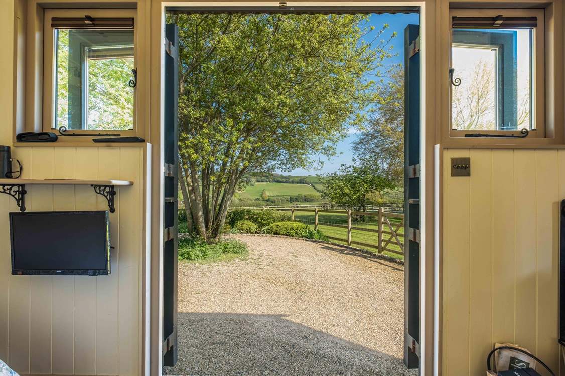 The beautiful view enhances the peace and tranquility of your getaway.