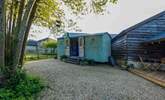 The hut is nestled on a quintessential farm where there are two other holiday lets and the owner's home. Please note that the retreat is tucked away ensuring plenty of privacy.  - Thumbnail Image