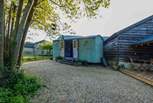 The hut is nestled on a quintessential farm where there are two other holiday lets and the owner's home. Please note that the retreat is tucked away ensuring plenty of privacy. 