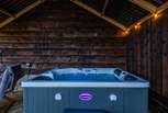 No luxury spared, embrace starlit evenings from the heavenly hot tub. 