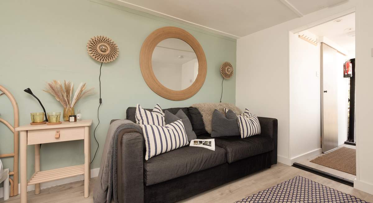 After a day on the beach sink into the sumptuous sofa. 