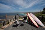 Enjoy a sundowner on your elevated terrace. 