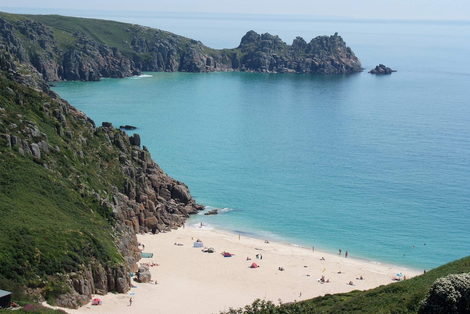Porthcurno is only a short drive away and is well worth a visit. 