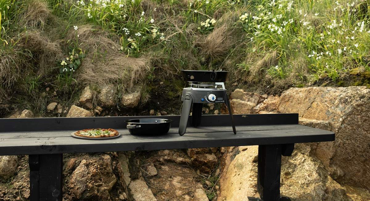 Cook alfresco with the barbeque.