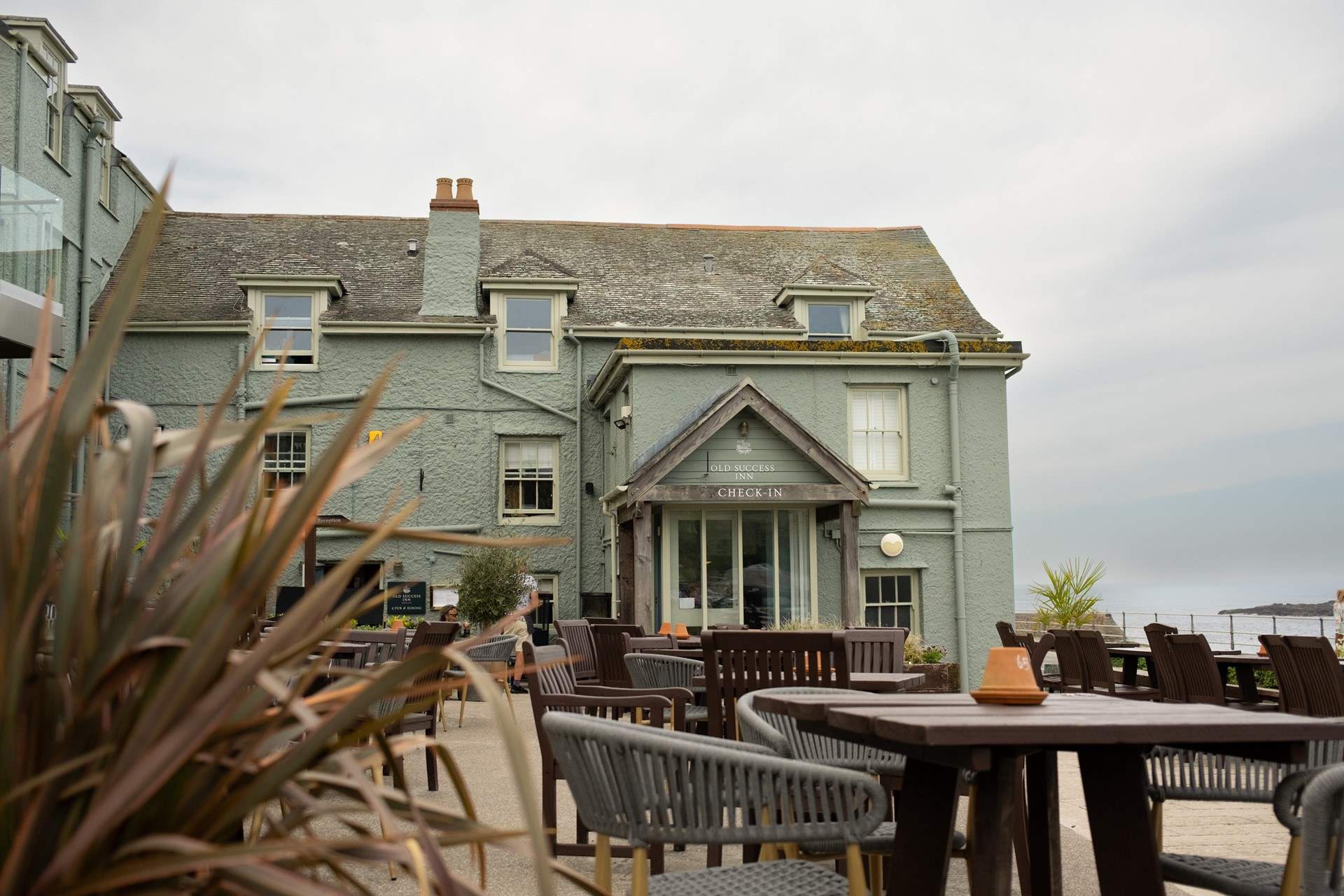 Have a bite to eat or drink in the beer garden at the local pub.