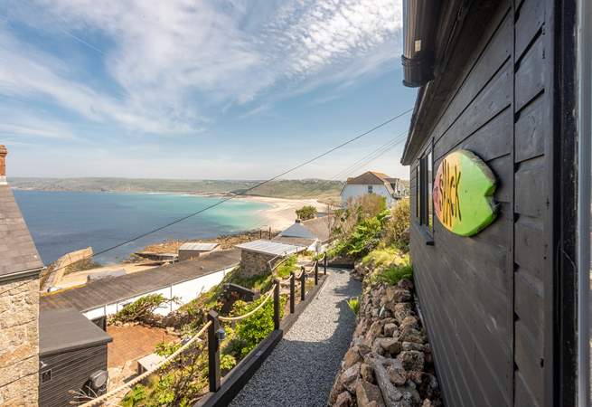Boasting unbeatable views of Sennen Cove and beyond. 