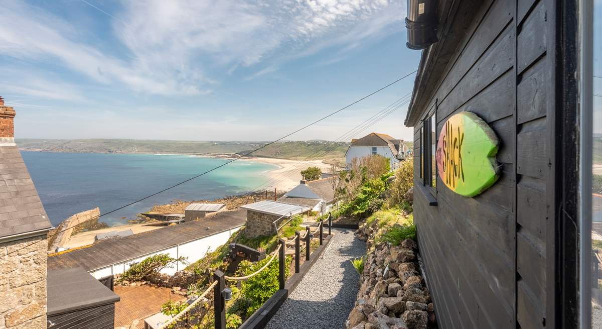Boasting unbeatable views of Sennen Cove and beyond. 
