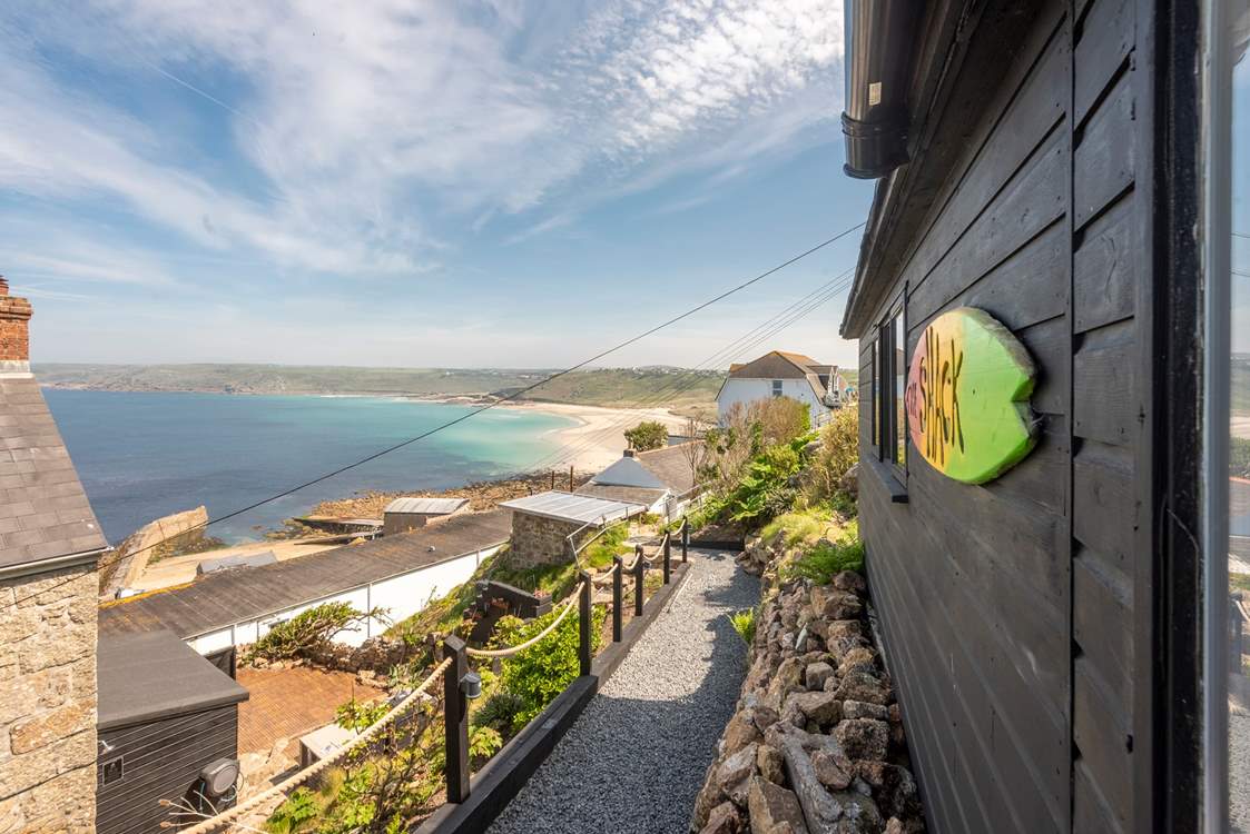 Boasting unbeatable views of Sennen Cove and beyond.