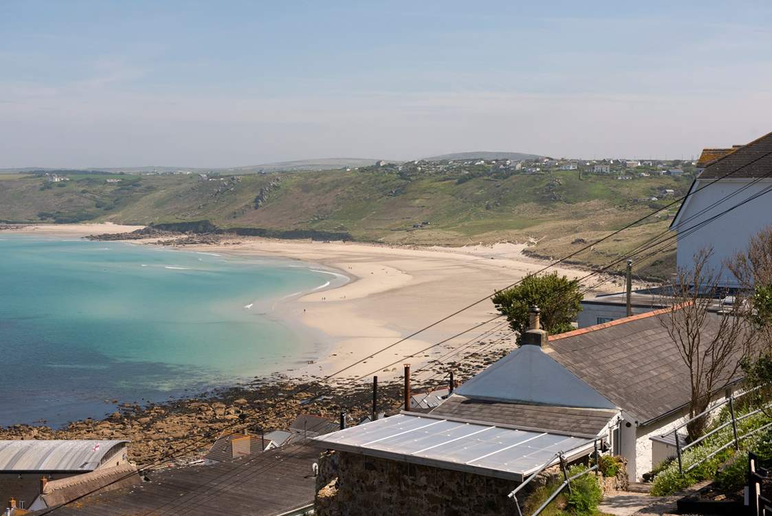 The sandy shores are right on your doorstep.
