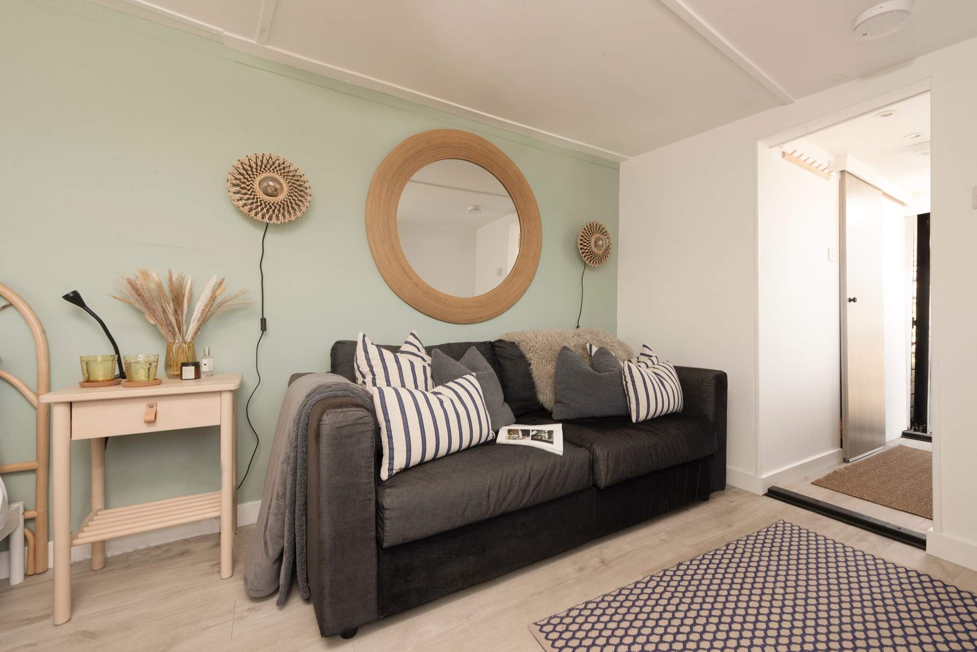 After a day on the beach sink into the sumptuous sofa. 