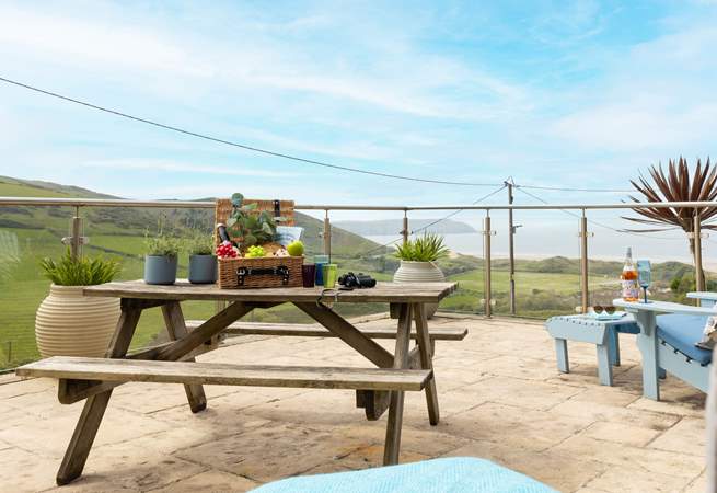 Indulge in some local treats and soak up the views and sunny summer rays.