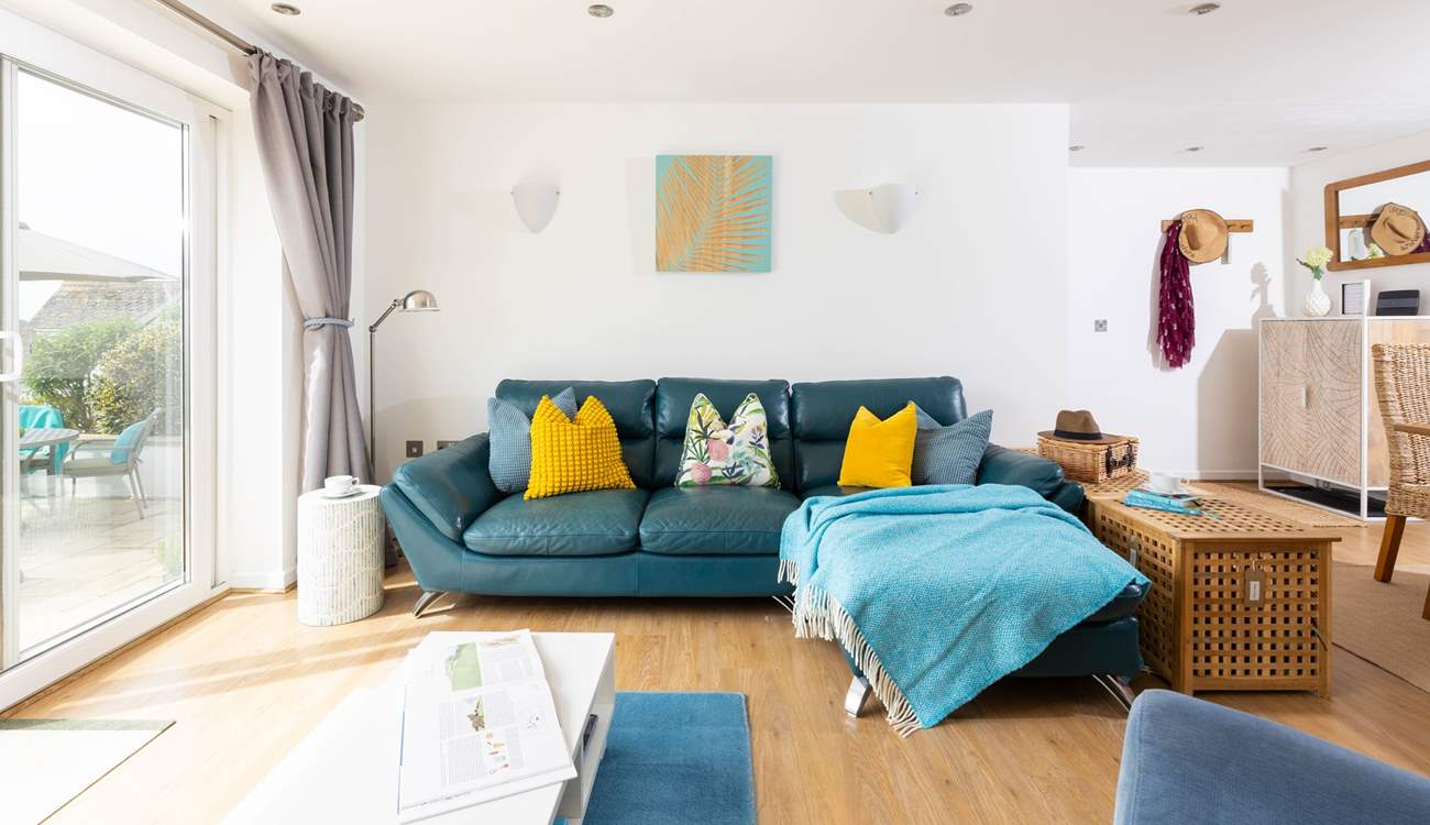 The open plan room has been styled for your comfort and enjoyment!