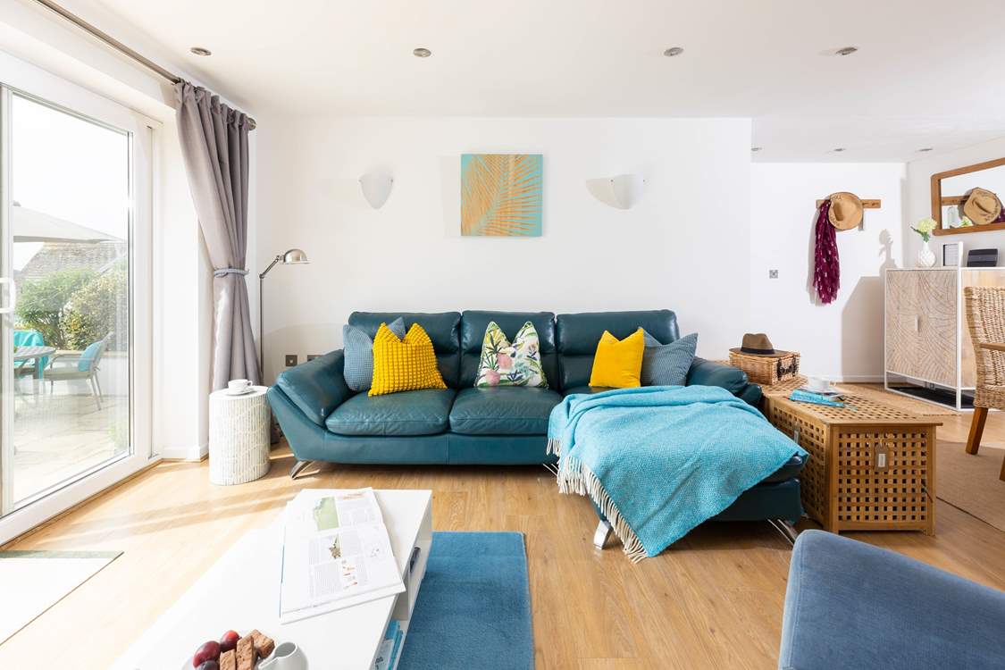 The open plan room has been styled for your comfort and enjoyment!