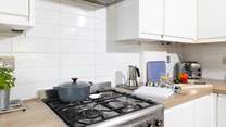 When you have a fully equipped kitchen you can take your time and enjoy cooking your favourite dish, should the mood take you.