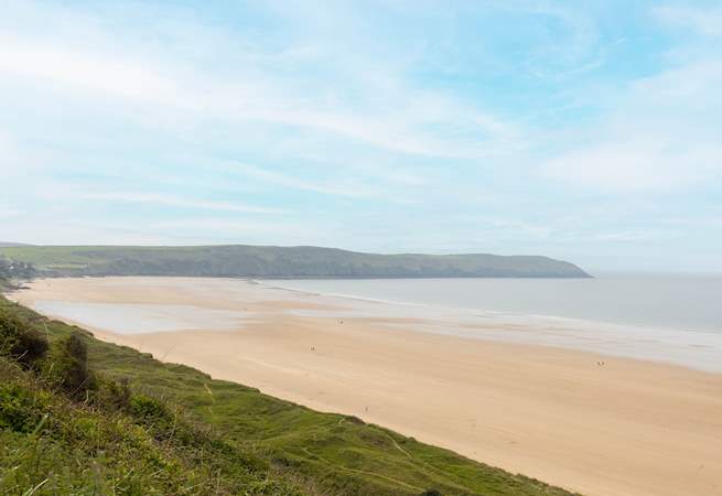 When you dream of a golden beach and miles and miles of space, think of Woolacombe.