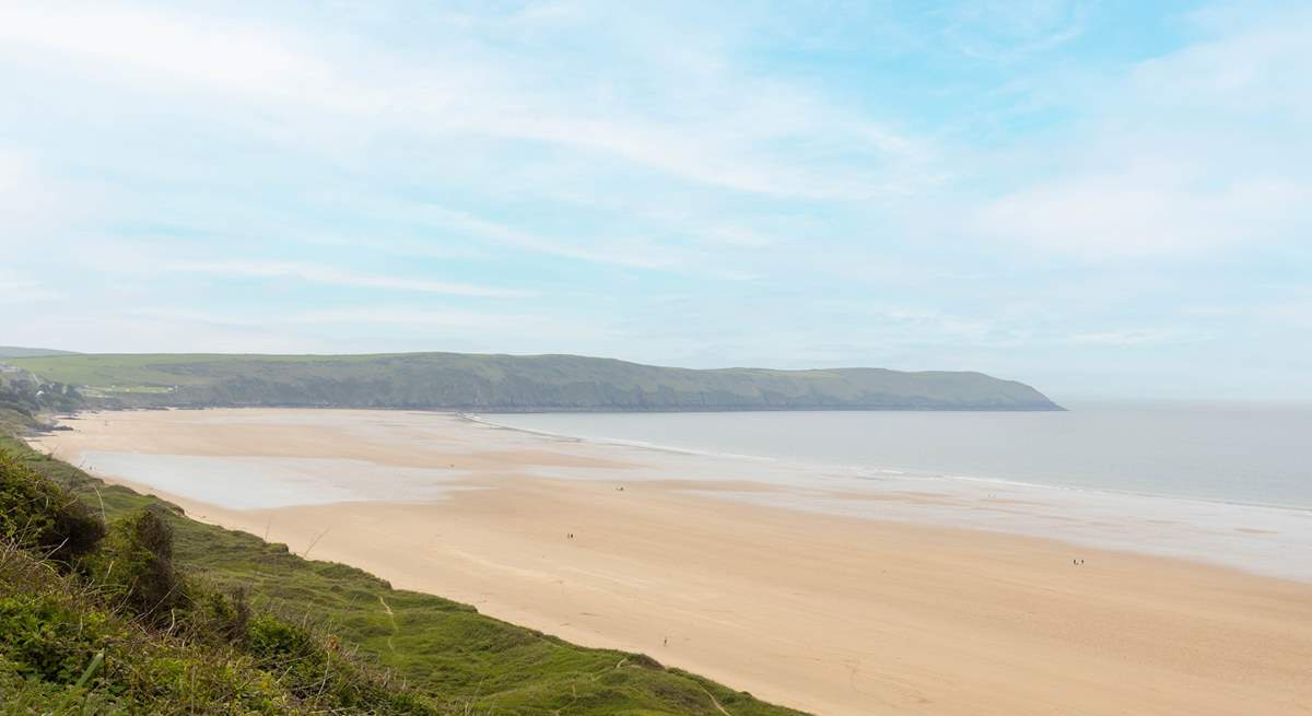 When you dream of a golden beach and miles and miles of space, think of Woolacombe.