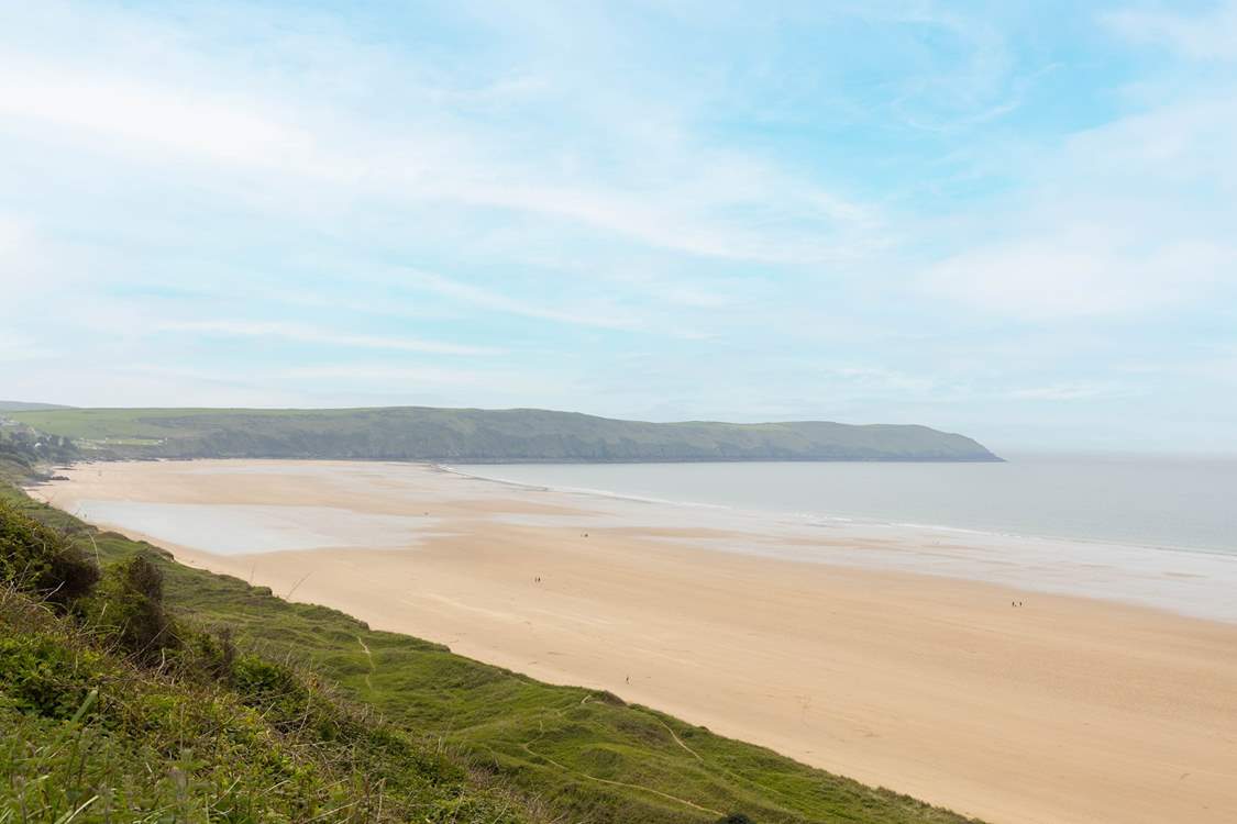 When you dream of a golden beach and miles and miles of space, think of Woolacombe.