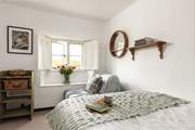 The second bedroom has a handy pull-out bed that doubles up as a comfy seat.