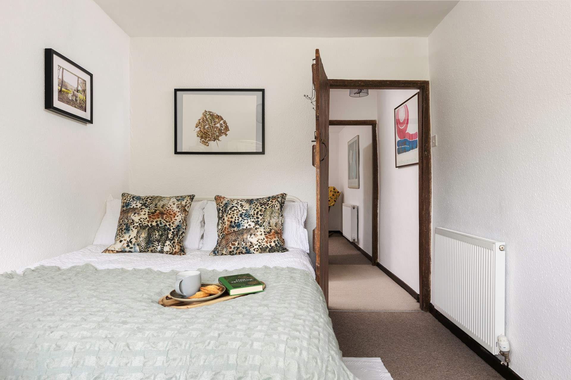 Enjoy a good night's sleep in this peaceful room.