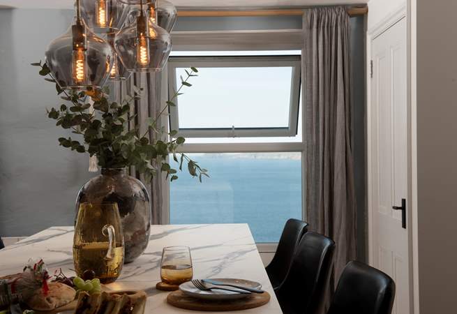 Every window at the front of the cottage is picture perfect.