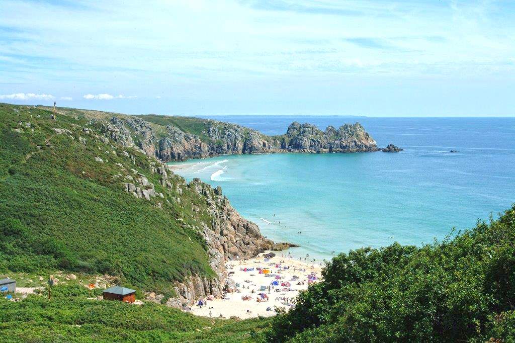 Pack a picnic and head off to the stunning beach at Porthcurno.