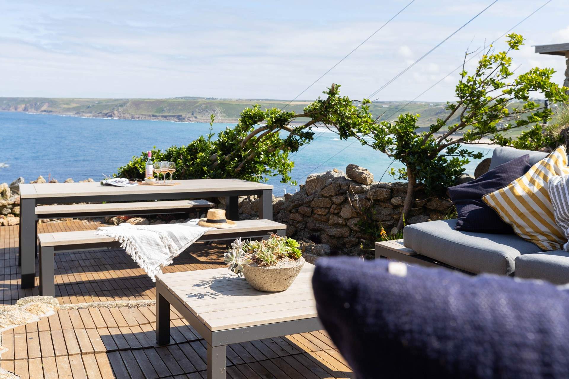 Peter's Cottage is the perfect place to enjoy the sea air.