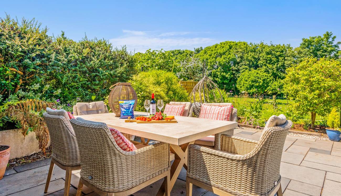 Dining al fresco is such a treat.