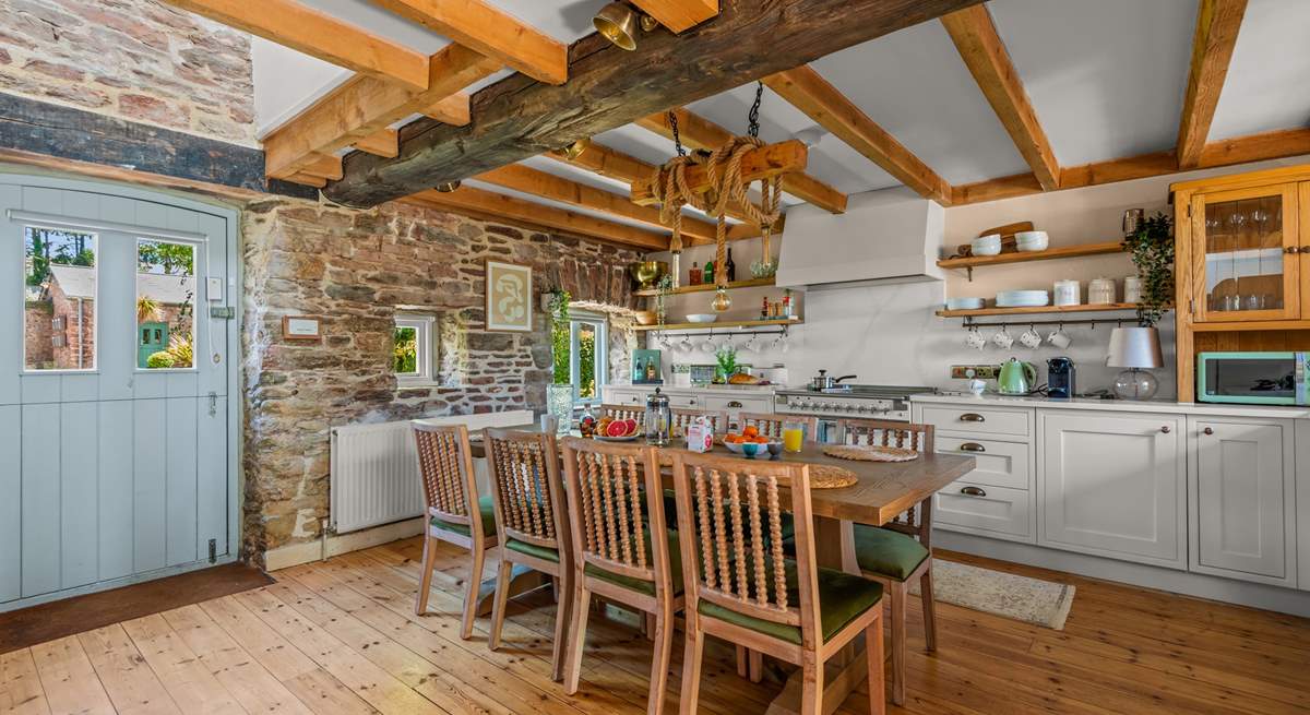 Step into the kitchen through the stable-doors and prepare to be wowed!