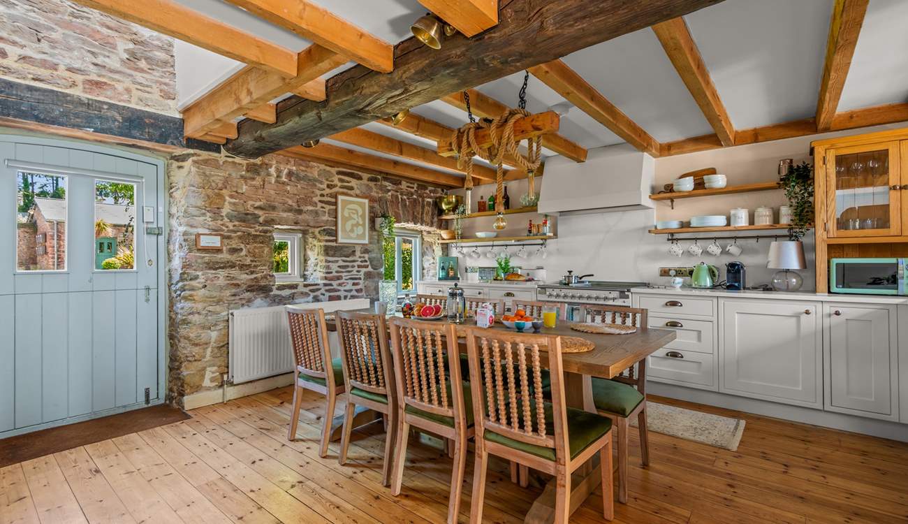 Step into the kitchen through the stable-doors and prepare to be wowed!