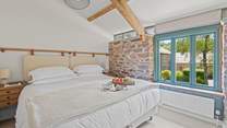 Bedroom 2 boast this super-king size bed, which can be configured as a twin room on request.
