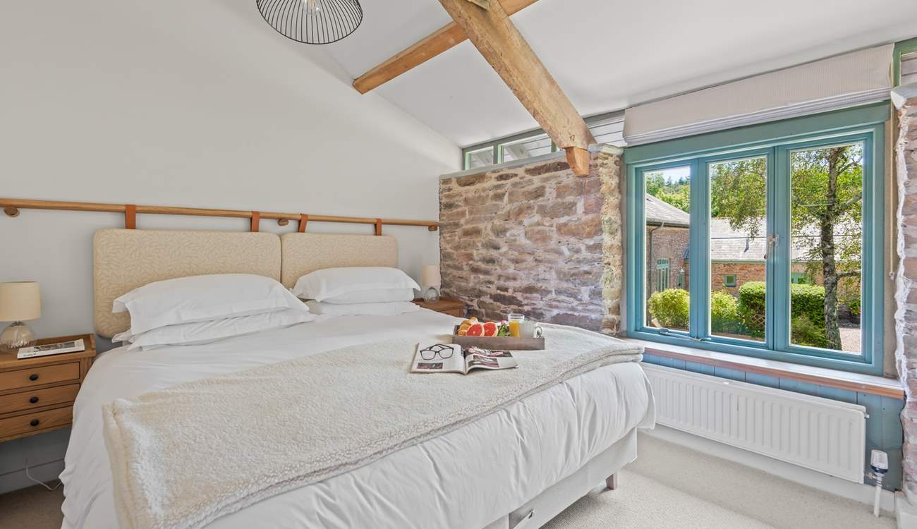 Bedroom 2 boast this super-king size bed, which can be configured as a twin room on request.