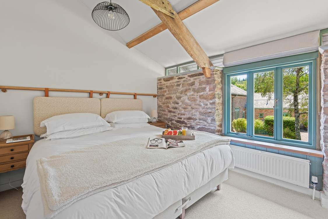 Bedroom 2 boast this super-king size bed, which can be configured as a twin room on request.