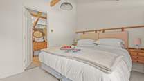 Bedroom 2 is super light and airy.