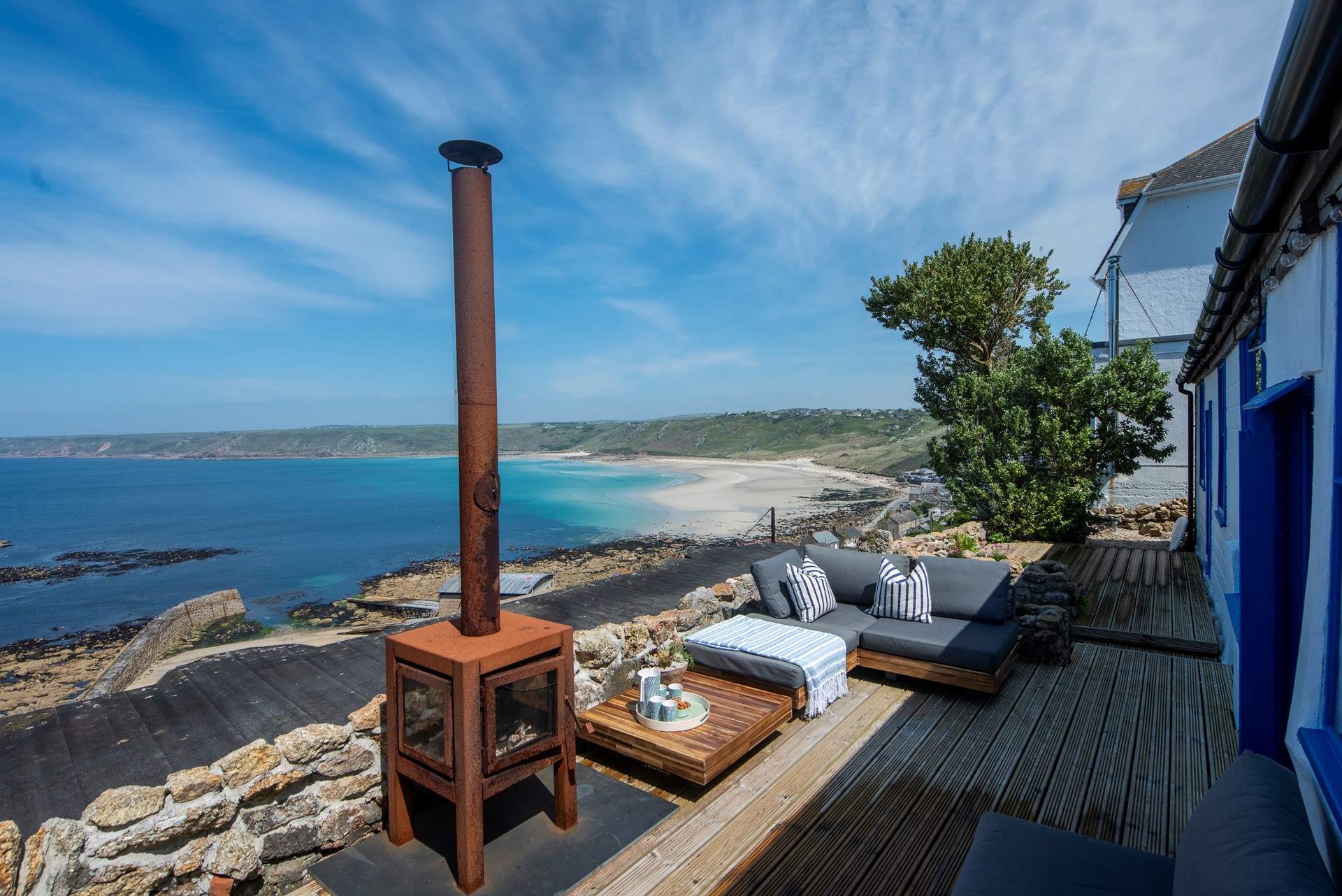 Unrivalled views from the wrap around terrace.