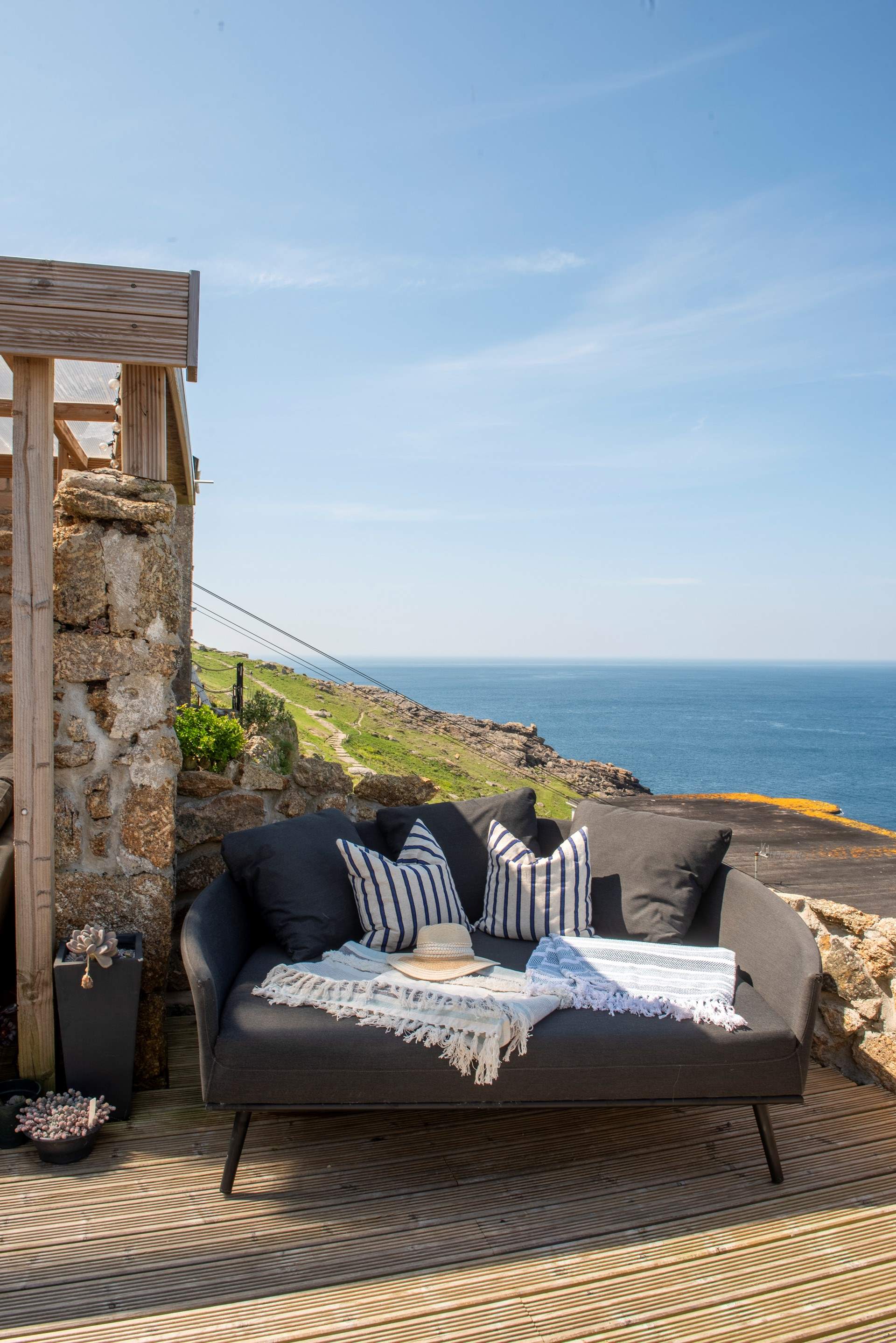 The South West Coast Path is right on your doorstep, take a picnic to Lands End.