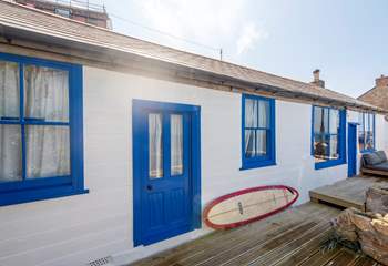 Sennen Cove is the perfect place to surf.  Book a lesson at the beachfront surf school.