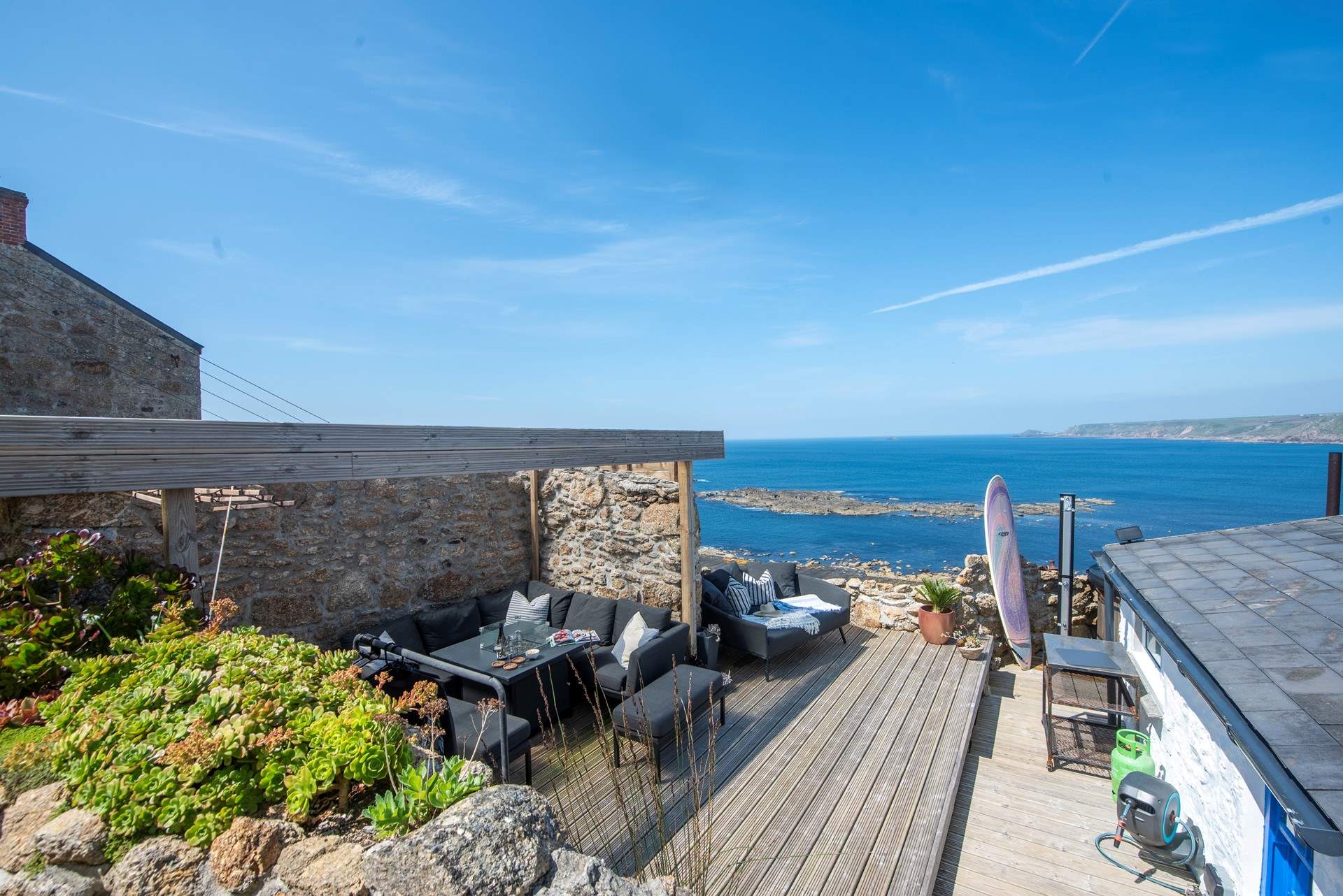 A perfect place to relax after a days surfing.