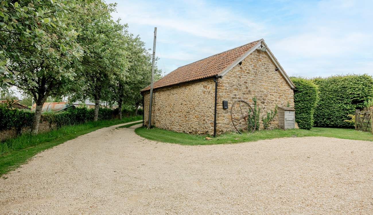 Here is the parking-area for The Dairy.