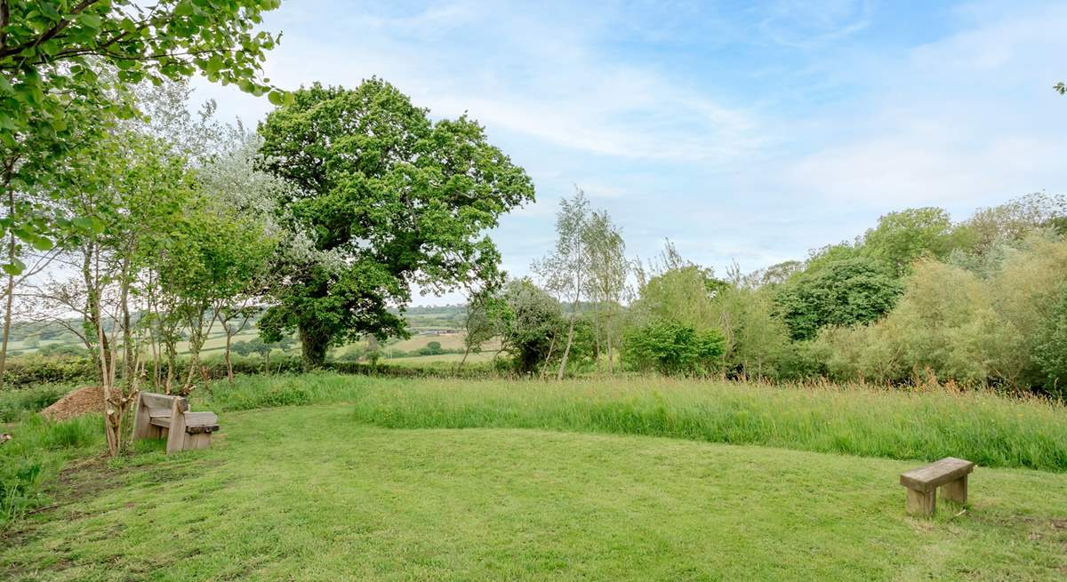 Just beyond the owners' farmhouse there are two acres of woodland and wildflower areas to explore.