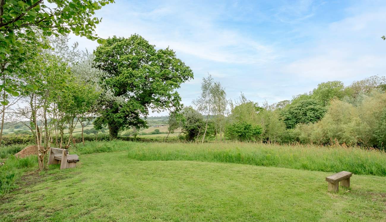 Just beyond the owners' farmhouse there are two acres of woodland and wildflower areas to explore.