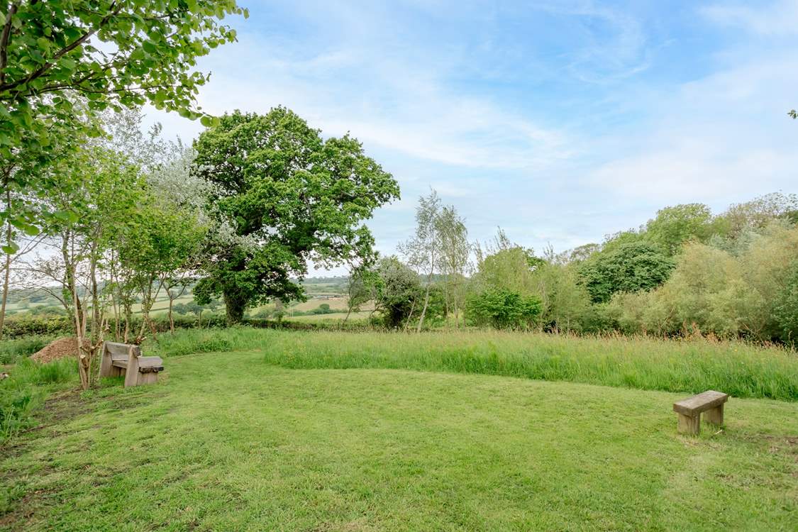 Just beyond the owners' farmhouse there are two acres of woodland and wildflower areas to explore.