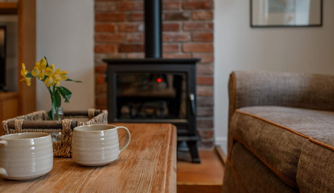 Creature comforts and a wonderful fire for cosy times.