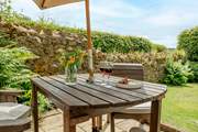 Enjoy drinks on the sunny terrace.