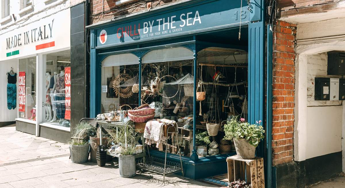 Bridport is home to some fabulous independent shops.