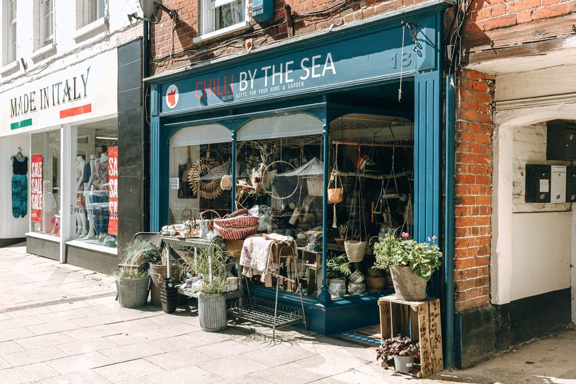 Bridport is home to some fabulous independent shops.