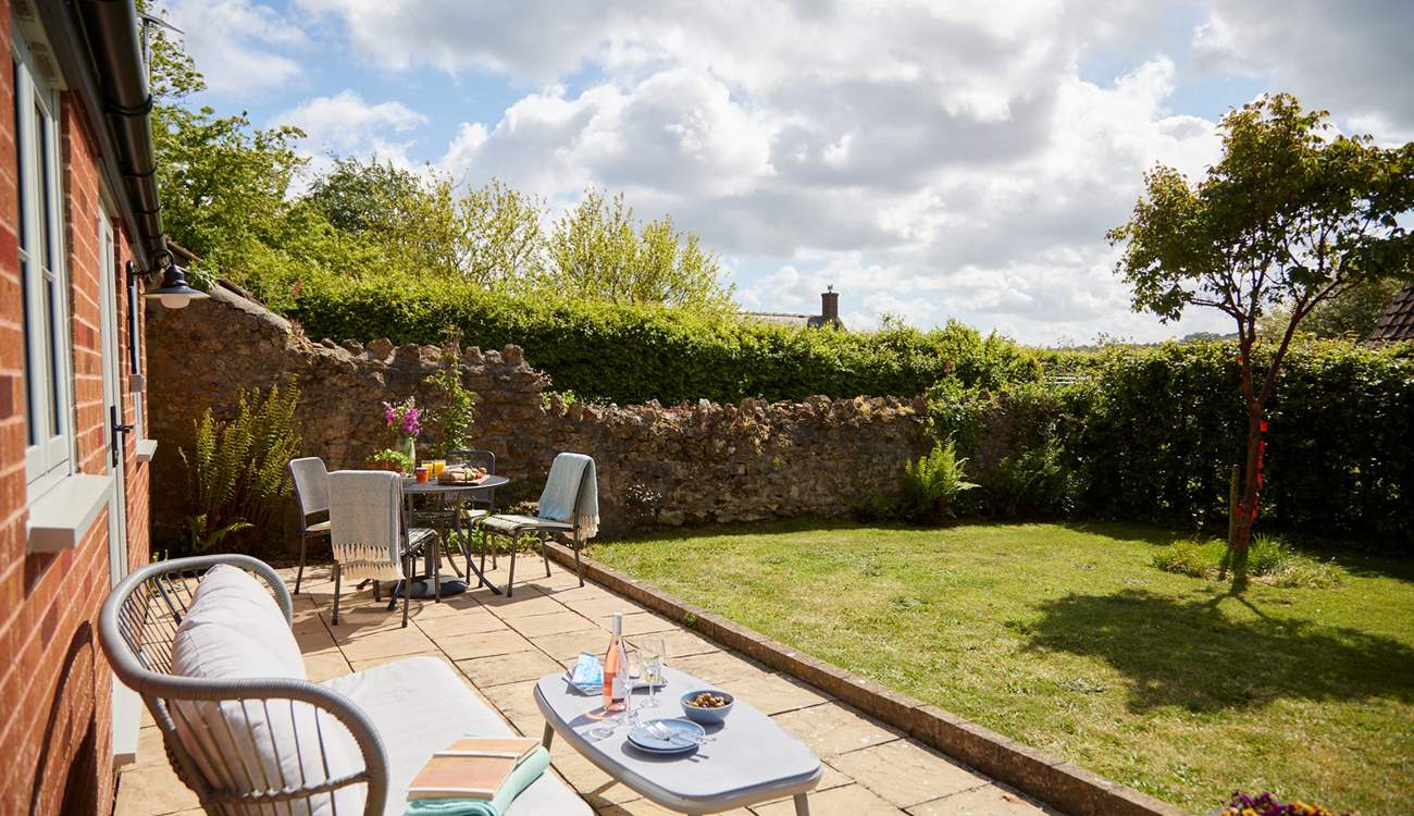 All with a lovely view over the pretty garden.