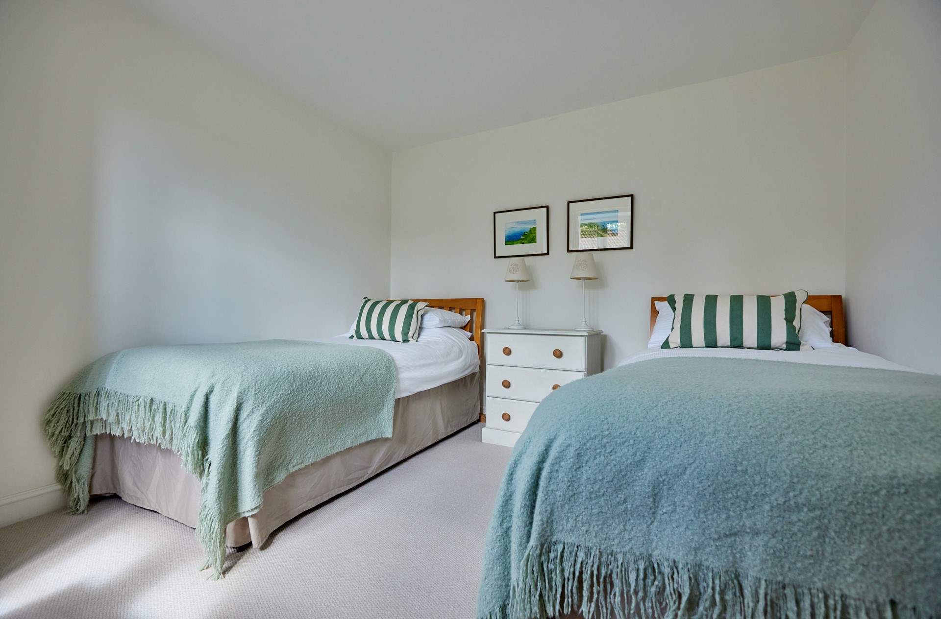 Lots of room in this flexible twin, also featuring a large wardrobe.