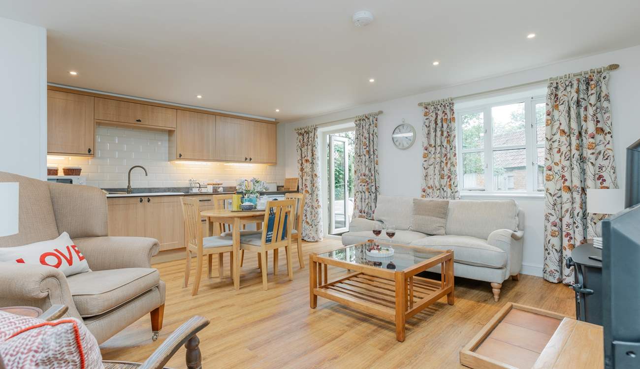 Enjoy time together in the open plan space.