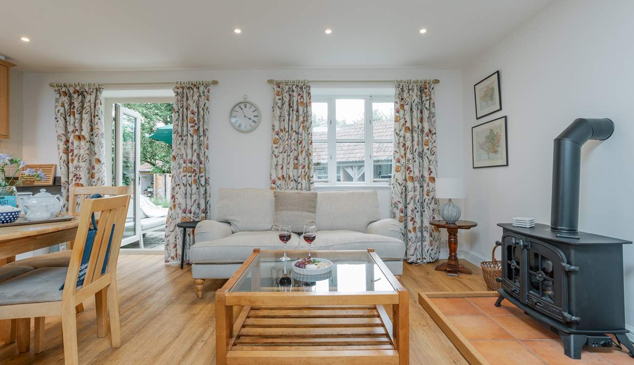 Relax with a glass of wine.